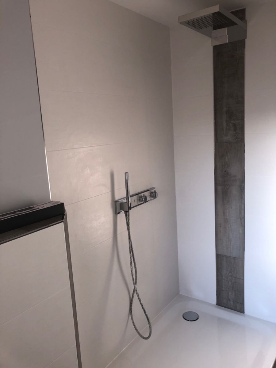 Neubau eines Badezimmers - Dusche